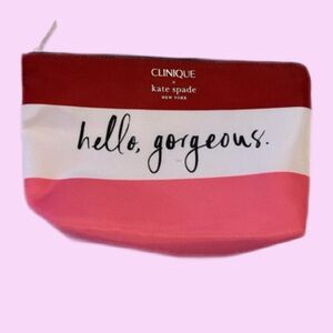 Red and Pink Cosmetic Bag